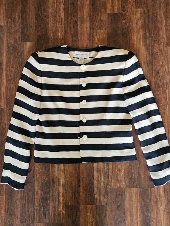 Vintage Stripe Silk Jacket