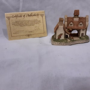 David Winter Porcelain Collectable House Christmas Decoration Limited Accessory The Schoolhouse 1987