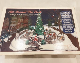 Vintage dept 56 ALL AROUND The PARK Christmas decoration holiday accessories