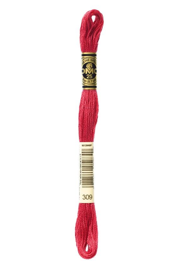 DMC Stranded Cotton Embroidery Thread - Number 730, 8 Meter Skein (100% Cotton, 6 Strands)