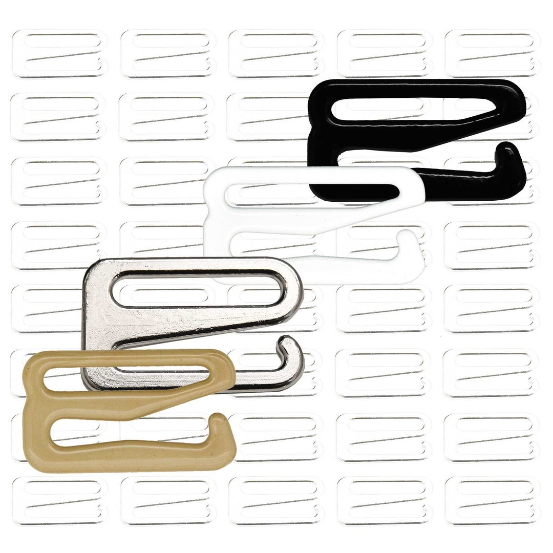 Bra Strap Hooks 25 Pieces Strap Hooks Metal Bra Lingerie Bikini Bra Accessories Metal Hooks Etsy