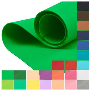 Moosgummi EVA 50x90cm Meterware (10,42EUR/qm) Schaumgummi PE Schaumstoff Basteln Stoff