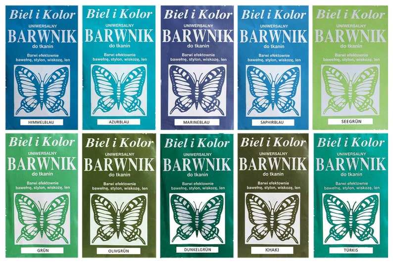 Batikfarbe Textilfarbe 289,00EUR/kg 9Stofffarbe Batik Farbe Stoff Färben 10g Beutel Bild 3