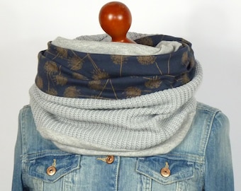 Loopschal  Wickelschal  Schlauchschal, Unikat Schal  Scarf, Damen, Loop, Schal, Freundin Geschenk, Damen, Accessoires