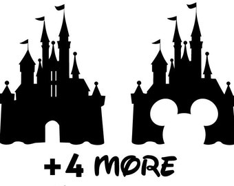 Download Disney Castle SVG Mickey Svg Disney Castle with Mickey | Etsy