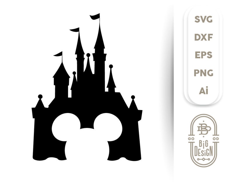 Download Disney Castle SVG Mickey Svg Disney Castle with Mickey | Etsy