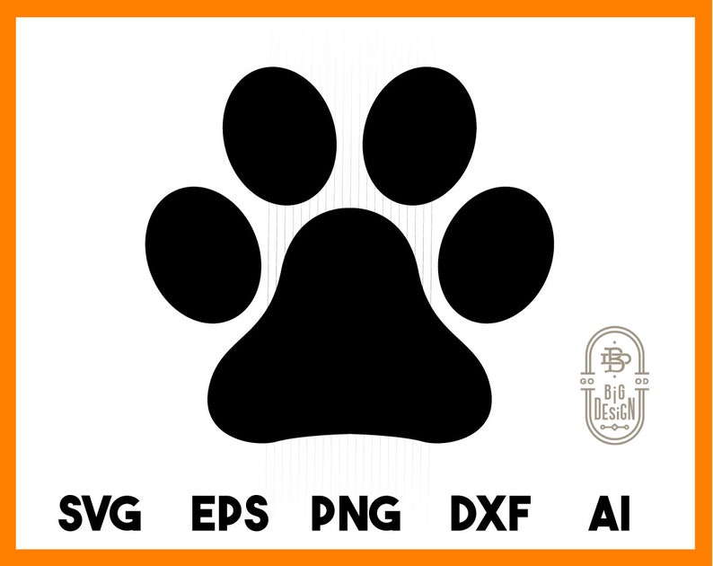 Download Paw SVG Cut File paw print svg Pet Paw Dog Paw Cat Paw | Etsy