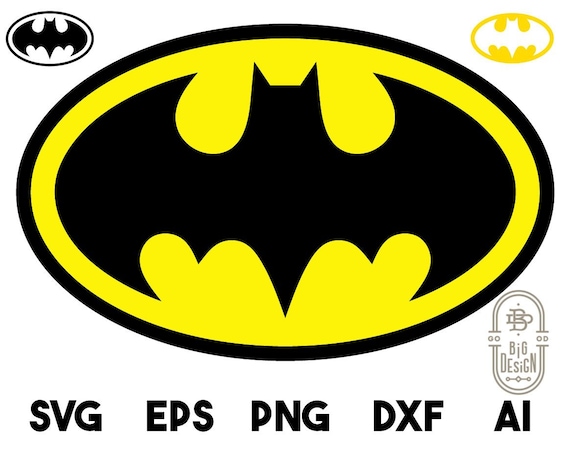 Download Batman DC Logo SVG Cut File DXF Eps Png Ai Vector Cricut ...
