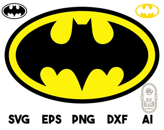 Download Batman DC Logo SVG Cut File DXF Eps Png Ai Vector Cricut ...