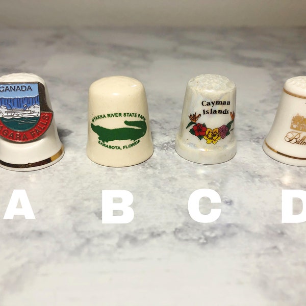 Collectible Thimbles Etsy