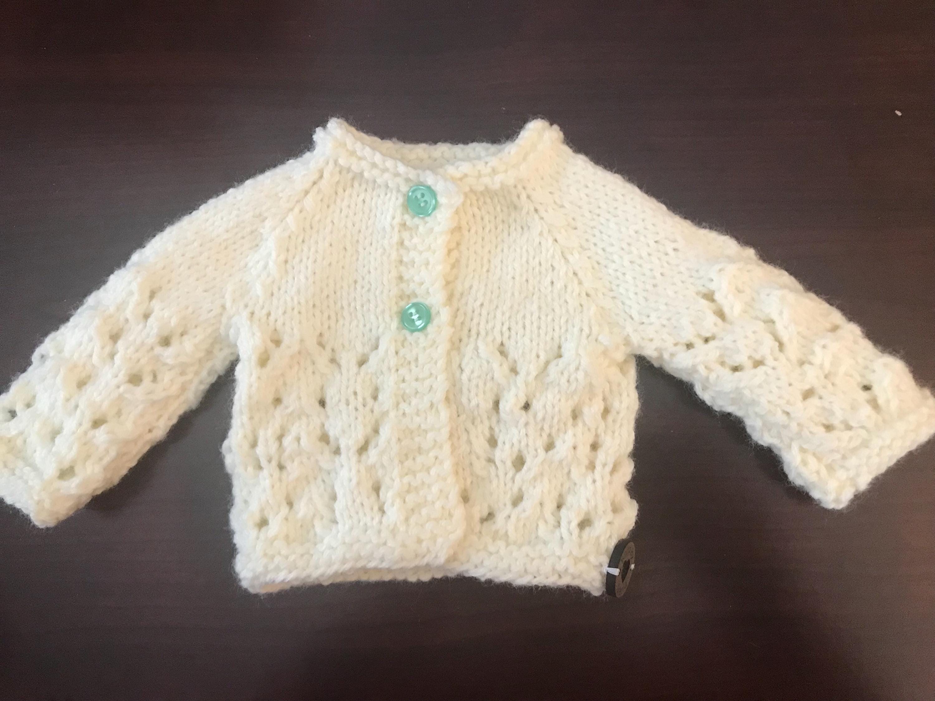 Frühchen Baby Pullover - Creme