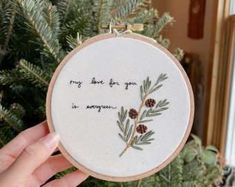 Evergreen Embroidery Hoop