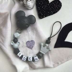 Pacifier chain with name image 1