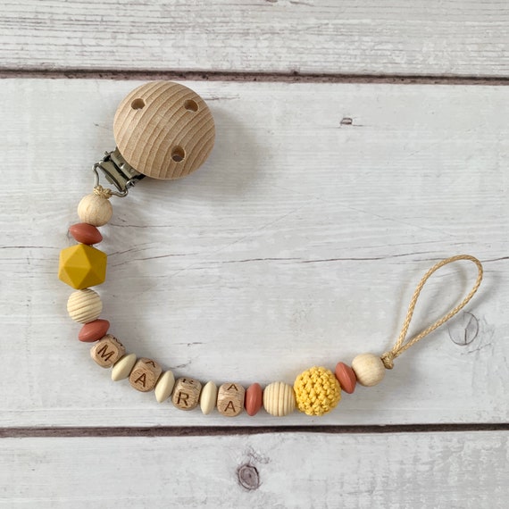 pacifier chain with name