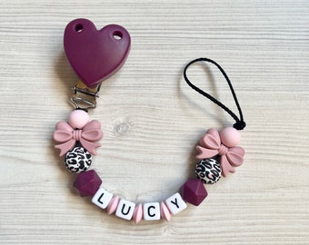 Pacifier chain personalized with name