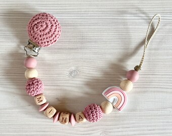 Pacifier chain with name