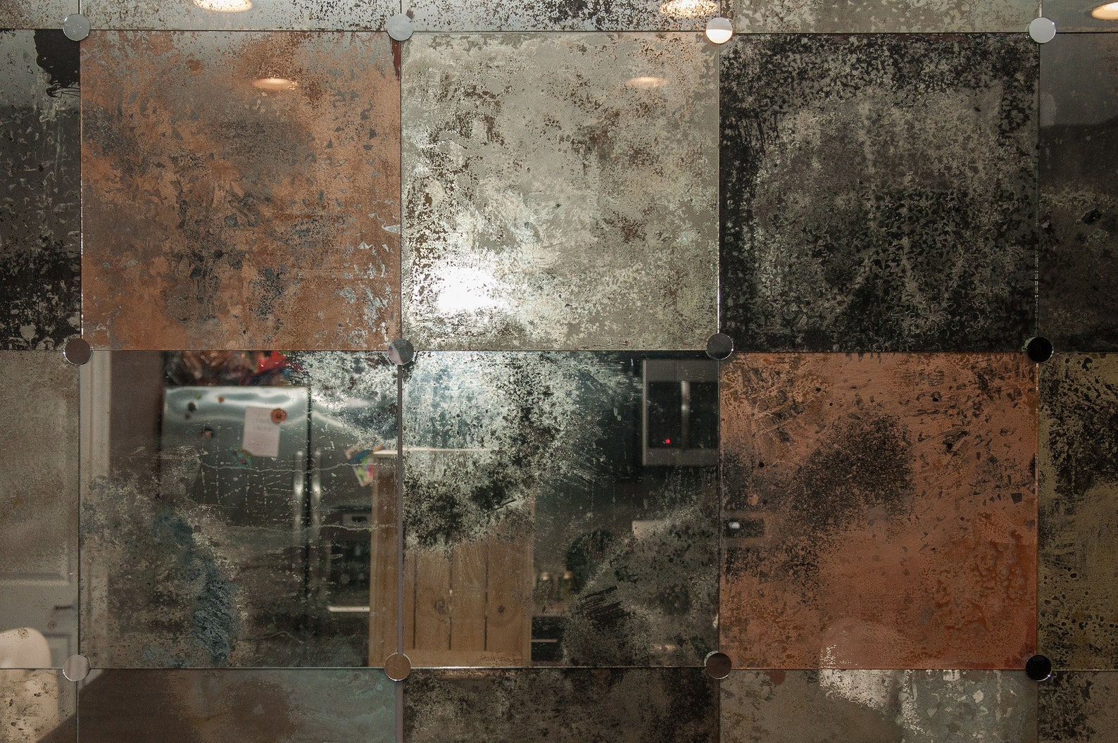 Antique Mirror Tiles/Antiqued Mirrors/Mirror Wall Etsy