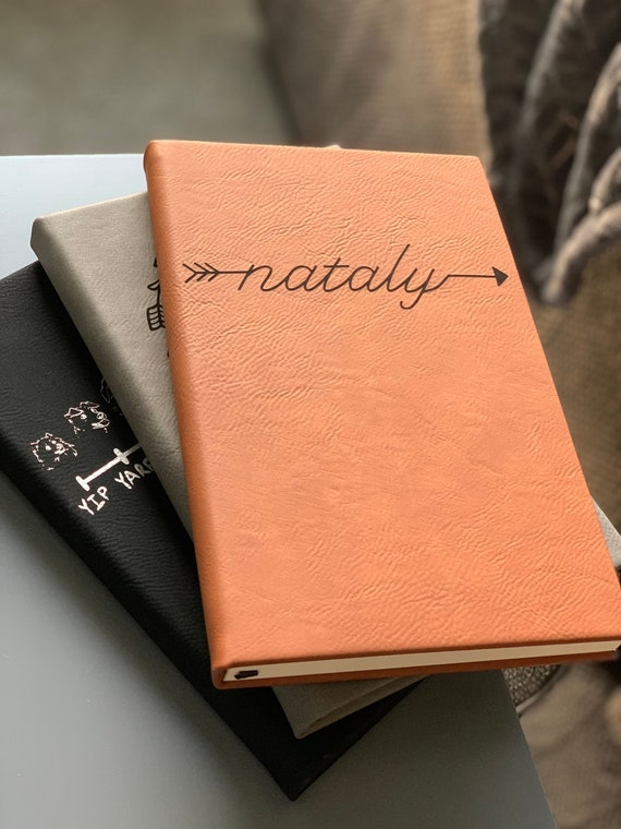 Personalized Journal Custom Journal Engraved Journal Etsy