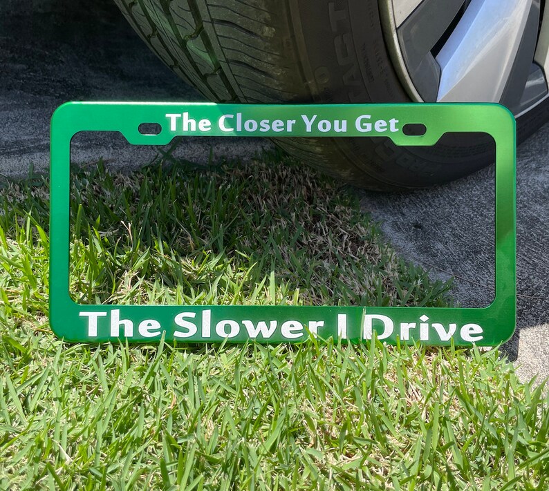 Custom License Plate Frames License Plate Frame Funny Etsy