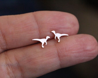 T-Rex Tyrannosaurus, Dinosaur Stud Earrings, Funny Stainless Steel Jewelry Earrings, Animal Jewelry,