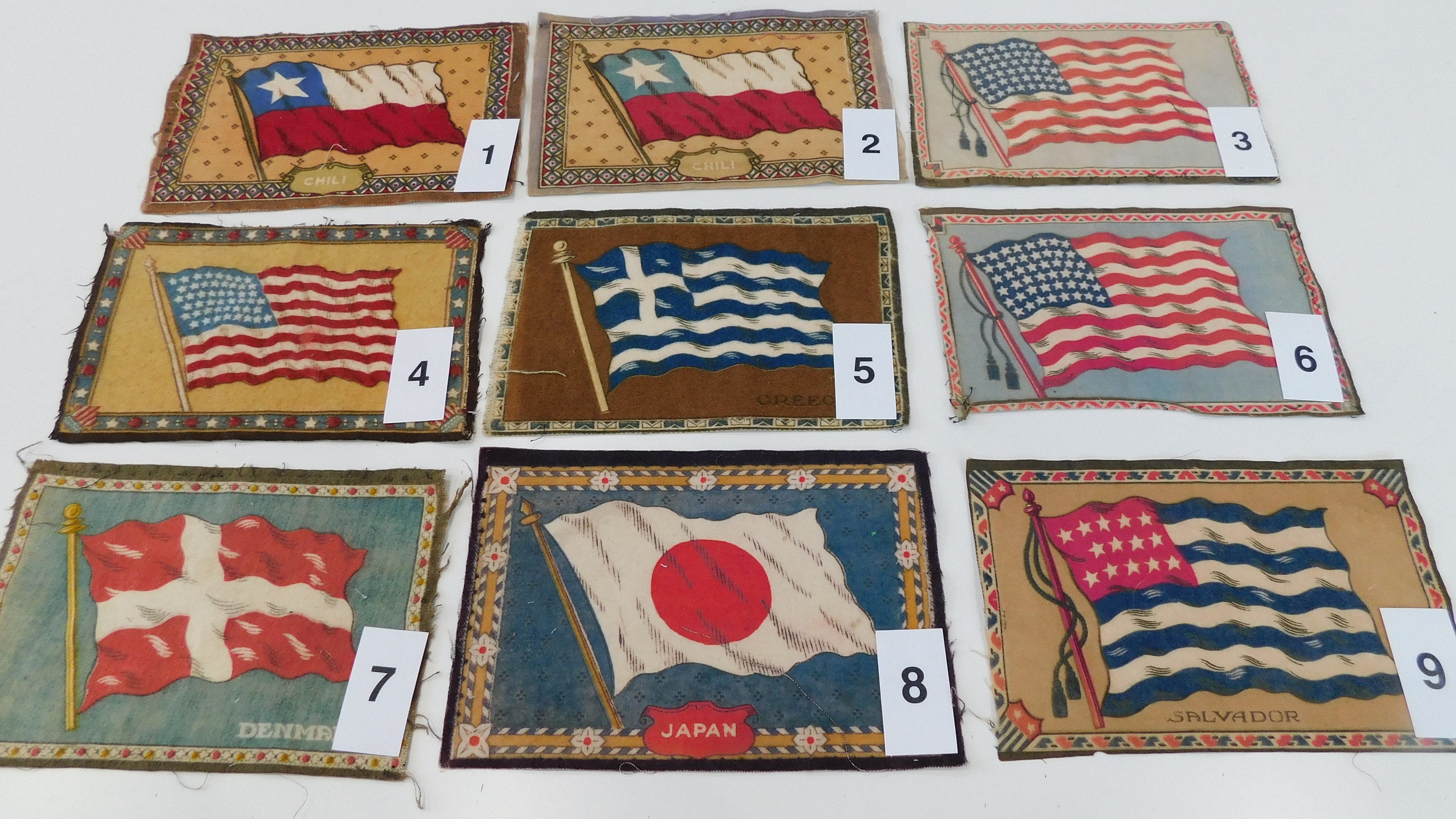 tobacco flags Tobacco Felt Flags, Sold Individually, Turn of the Century, Promotional  Premiums, Crazy Quilt Fabrics