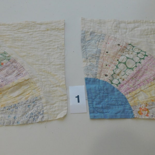 Vintage Fan Quilt Etsy