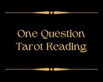 One Question Accurate Email Tarot Reading Fast Delivery