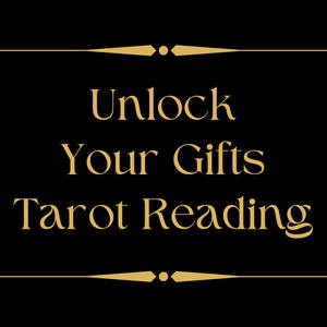 Unlock Your Gifts Email Tarot Reading With Fast Delivery - Unlock Psychic Gifts - Intuitive Powers - Manifesting Power