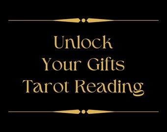 Unlock Your Gifts Email Tarot Reading With Fast Delivery - Unlock Psychic Gifts - Intuitive Powers - Manifesting Power