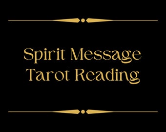 Spirit Message Email Tarot Reading With Fast Delivery - Halloween - Samhain - Ghost Messages - Spirit Reading