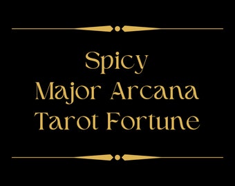 SPICY Major Arcana Fortune For Adults Only With Fast Delivery - A Little Fortune - Lucky Dip - Salty Advice