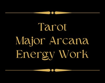 Cartas del Tarot de los Arcanos Mayores Energía y Magia - Entrega Rápida