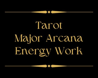 Major Arcana Tarot Card Energy and Magic - Fast Delivery