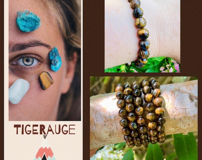 Tiger eye bracelet*Tiger eye bead bracelet*Gemstone bracelet*Gemstone bracelet beads*Tiger eye bead bracelet*Spiritual gift
