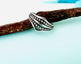Silver ring wide*Silver ring 925 ladies hippie*Silver ring unusual