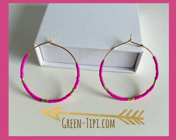 Hoop earrings pink*Hoop earrings pink glitter*Earrings Hoop earrings pink gold*Thin hoop earrings*Hoop earrings with pearls*Large hoop earrings with stone*Hoop earrings pink gold