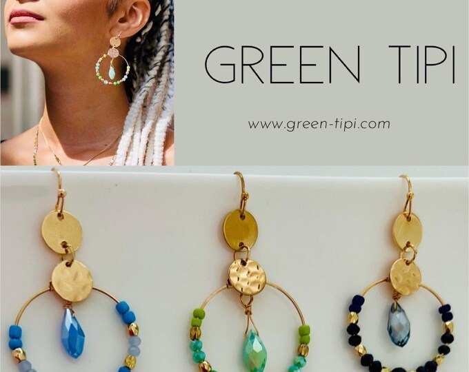 Earrings light hanger*Earrings colorful crystals*Earrings colorful stones*Earrings colorful pearls*Earrings colorful glitter*Boho earrings colorful