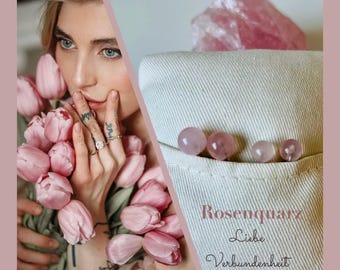 Rose quartz earrings*Rose quartz stud earrings*Small pearl earrings pink silver, minimalist stud earrings gemstone pearl*Gemstone earrings