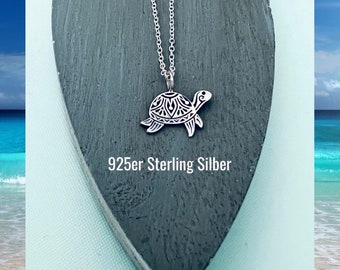 Turtle necklace 925 silver*silver turtle necklace*small turtle necklace*sea turtle pendant*spiritual gift
