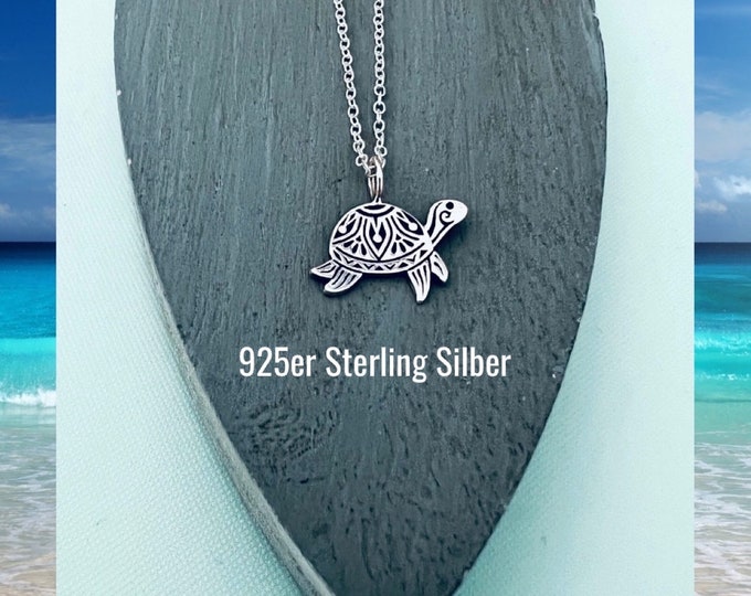 Turtle necklace 925 silver*silver turtle necklace*small turtle necklace*sea turtle pendant*spiritual gift