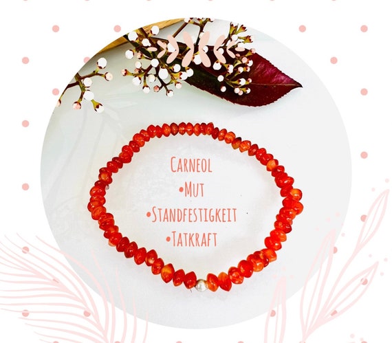 Carnelian orange bracelet/power bracelet carnelian/crystal gemstone bracelet/sacral chakra/reiki/yoga/protection stone/gift/power stone bracelet jewelry