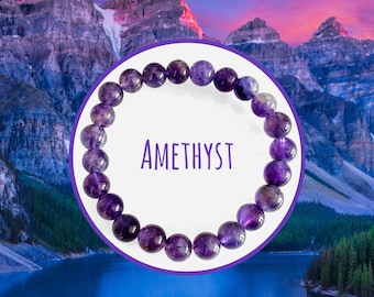 Amethyst Jewelry*Amethyst Bracelet*Gemstone Bead Bracelet*Pearl Bracelet*Crystal Bracelet*Gemstone Bracelet*Spiritual Gift