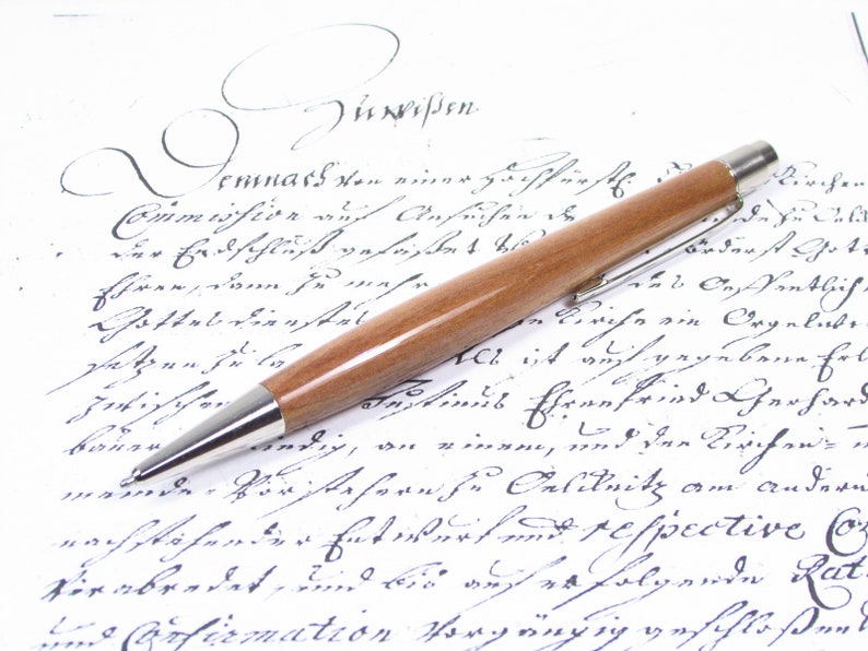 Hand crafted ballpoint pen Berlin Apple #23