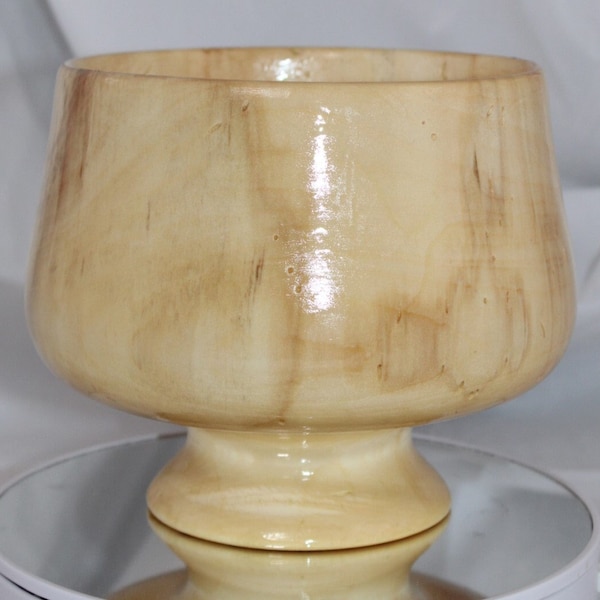 Wood Bowl - Aspen & Shellac