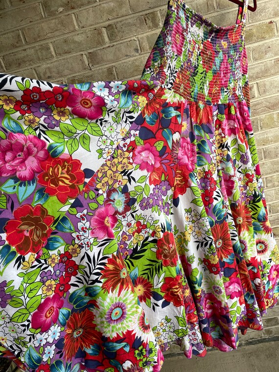 Plus size vintage dress Phool sundress cotton smo… - image 3