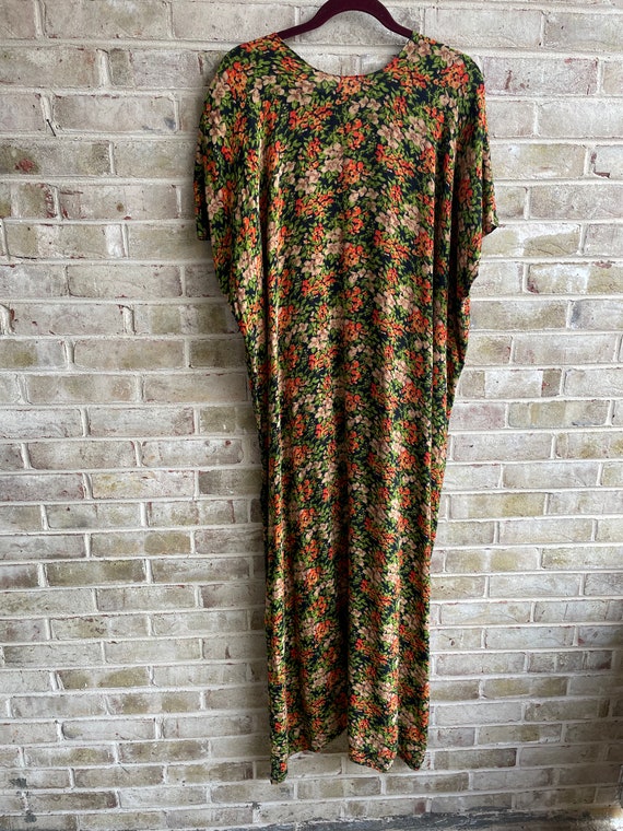 Plus size vintage dress handmade homemade cotton … - image 7