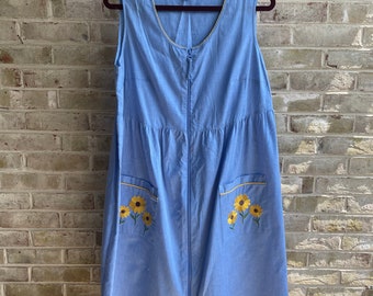 Vintage 90s 1990s Sunflower Summer Mini Babydoll Dress - All That Jazz -  Etsy