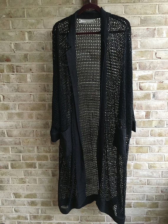 Plus size vintage cocoon kimono duster designer St