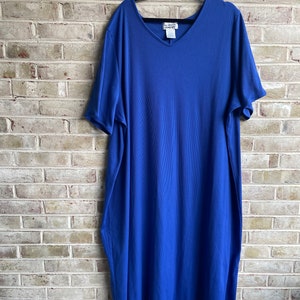plus size vintage dress 1990 90s 5x cotton comfy minimalism