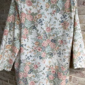 Plus size vintage blazer pastel soft coastal rose linen 1980 80s Lady Lloyd size 20 22 24 xxl 2x 3x image 9